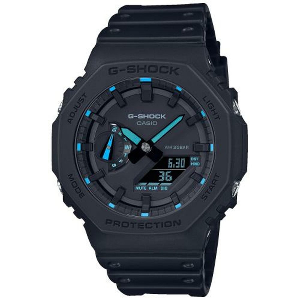 Ceas Bărbați Casio G-Shock GA-2100-1A2ER Digital Analogic Negru