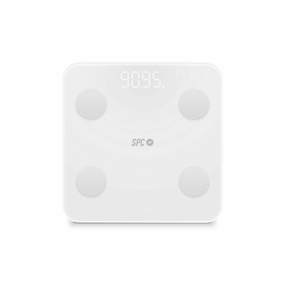 Cântar Digital de Baie SPC ATENEA FIT 3 Alb Sticlă Temperată 180 kg 150 kg 1,5 Kg