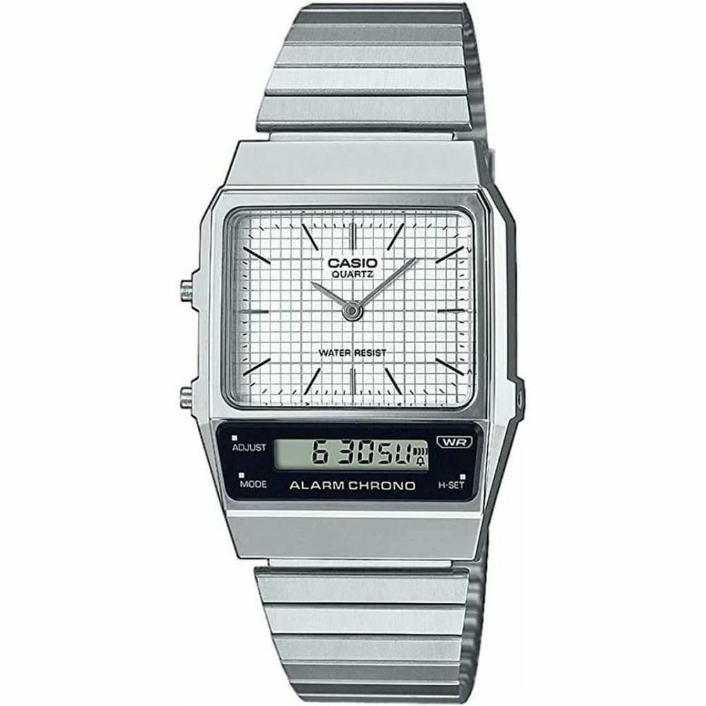 Ceas Bărbați Casio AQ-800E-7AEF Argintiu (Ø 40 mm)