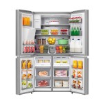 Frigider combinat Hisense RQ760N4SASE 179 Oțel