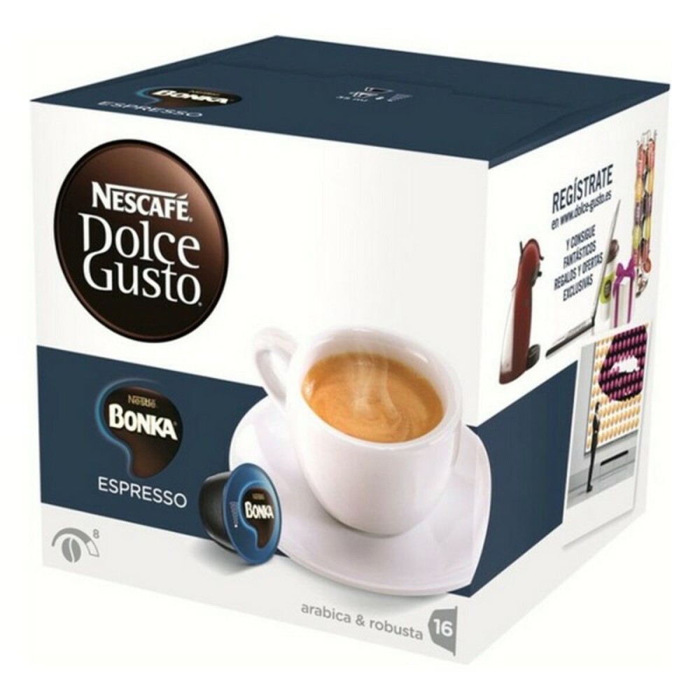 Capsule de cafea Dolce Gusto Espresso Bonka 3 Piese (16 Unități)