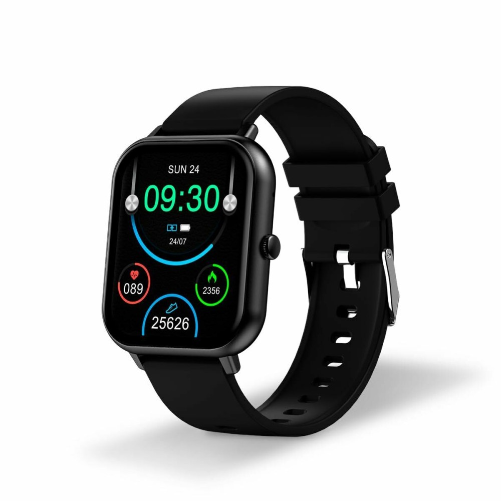Smartwatch DCU CURVED GLASS PRO 1,83" Negru