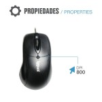 Tastatură și Mouse iggual QWERTY USB Negru Qwerty Spaniolă