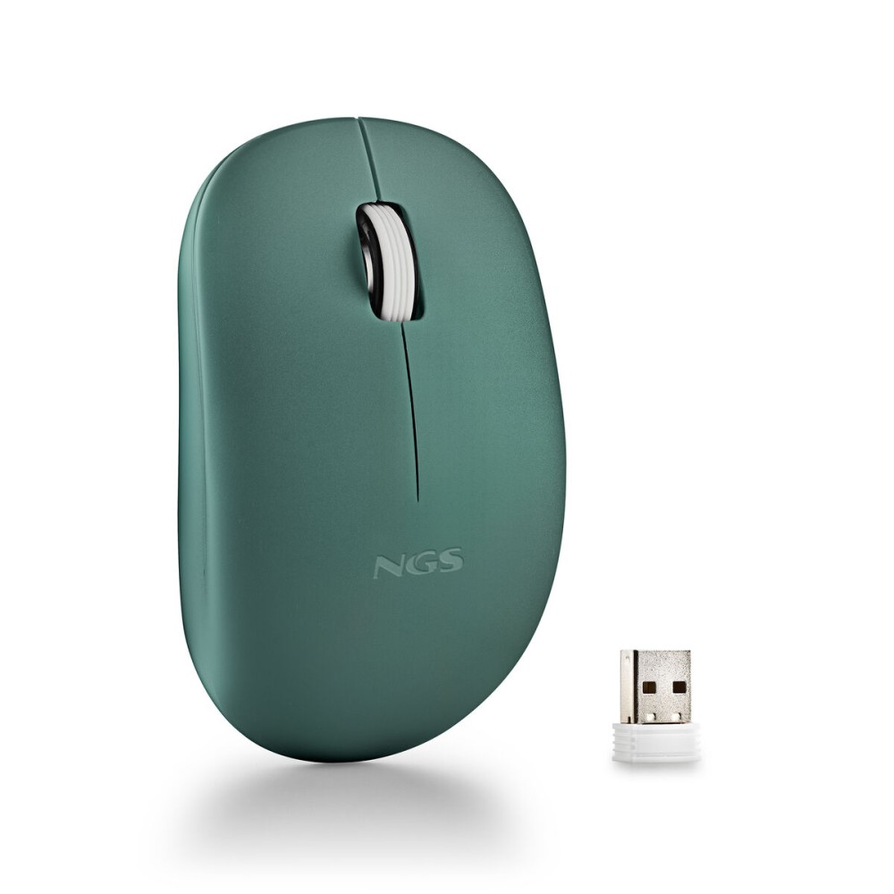 Mouse Fără Fir NGS FOGPROGREEN Verde 1000 dpi (1 Unități)