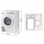 Mașină de spălat Samsung WW80CGC04DTH 60 cm 1400 rpm 8 kg