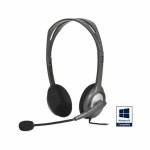 Căști cu Microfon Logitech 981-000271 2 x Jack 1,4 m Negru Gri