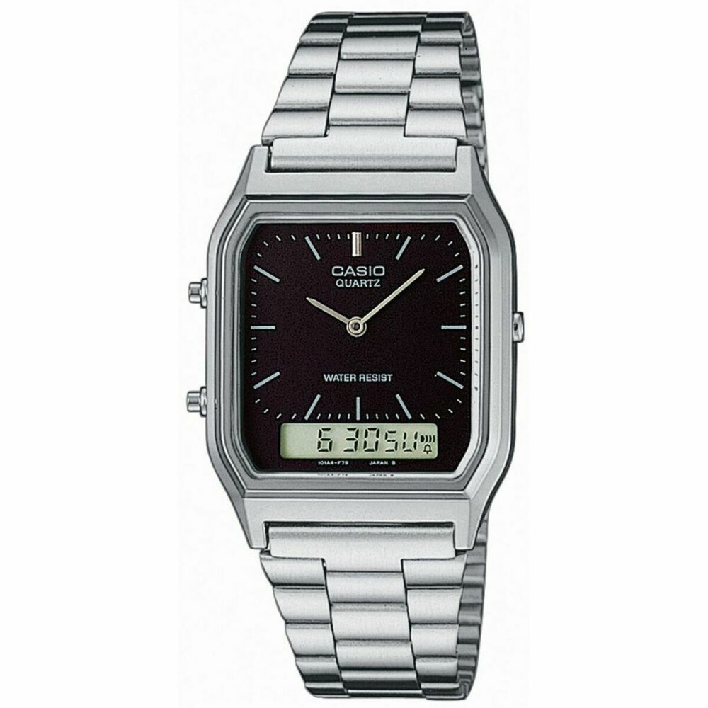 Ceas Unisex Casio AQ-230A-1DMQYES Negru Argintiu
