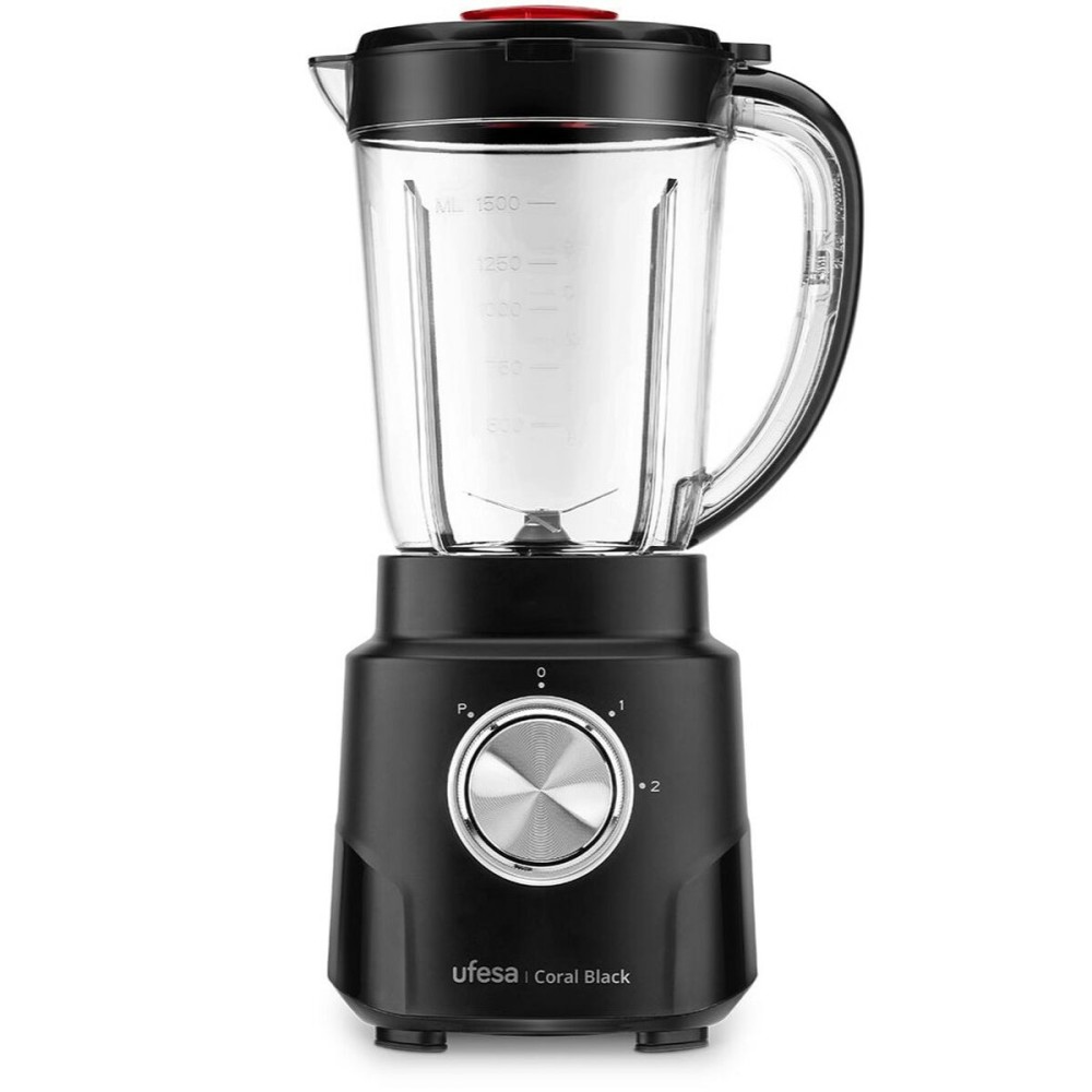 Mixer cu Pahar UFESA CORAL BLACK Negru 600 W 1,5 L