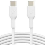 Cablu USB-C la USB-C Belkin CAB003BT2MWH Alb 2 m
