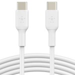 Cablu USB-C la USB-C Belkin CAB003BT2MWH Alb 2 m
