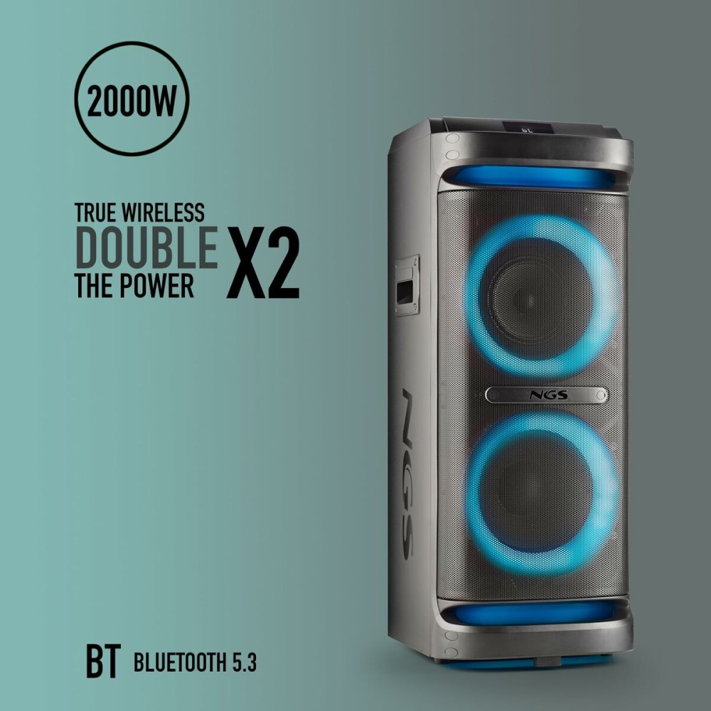 Difuzor Bluetooth Portabil NGS WILDSPACE2 Negru