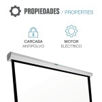 Ecran Electric Panoramic iggual PSIPS184 84"