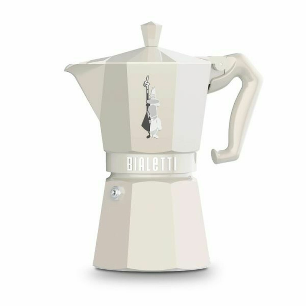 Cafetieră Italiană Bialetti MOKA EXCLUSIVE CREAM 6T Crem Aluminiu 6 Cești