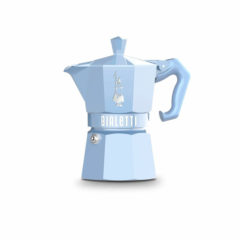 Cafetieră Italiană Bialetti MOKA EXCLUSIVE Albastru Aluminiu 3 Hrníčky