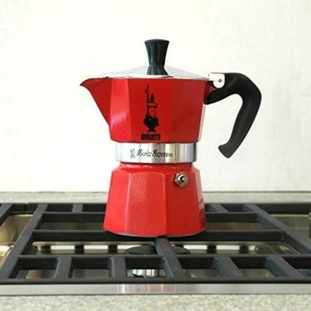 Cafetieră Italiană Bialetti 0004942/NP 3 Hrníčky Roșu Aluminiu
