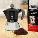 Cafetieră Italiană Bialetti 0006934/NP Negru Aluminiu