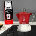 Cafetieră Italiană Bialetti 0006944/NP Roșu Metal Aluminiu 150 ml