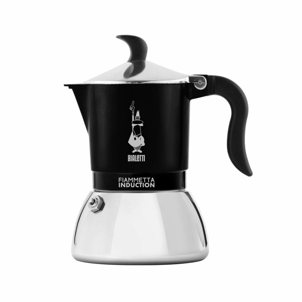 Cafetieră Italiană Bialetti FIAMMETTA Negru Oțel inoxidabil 2 Hrníčky