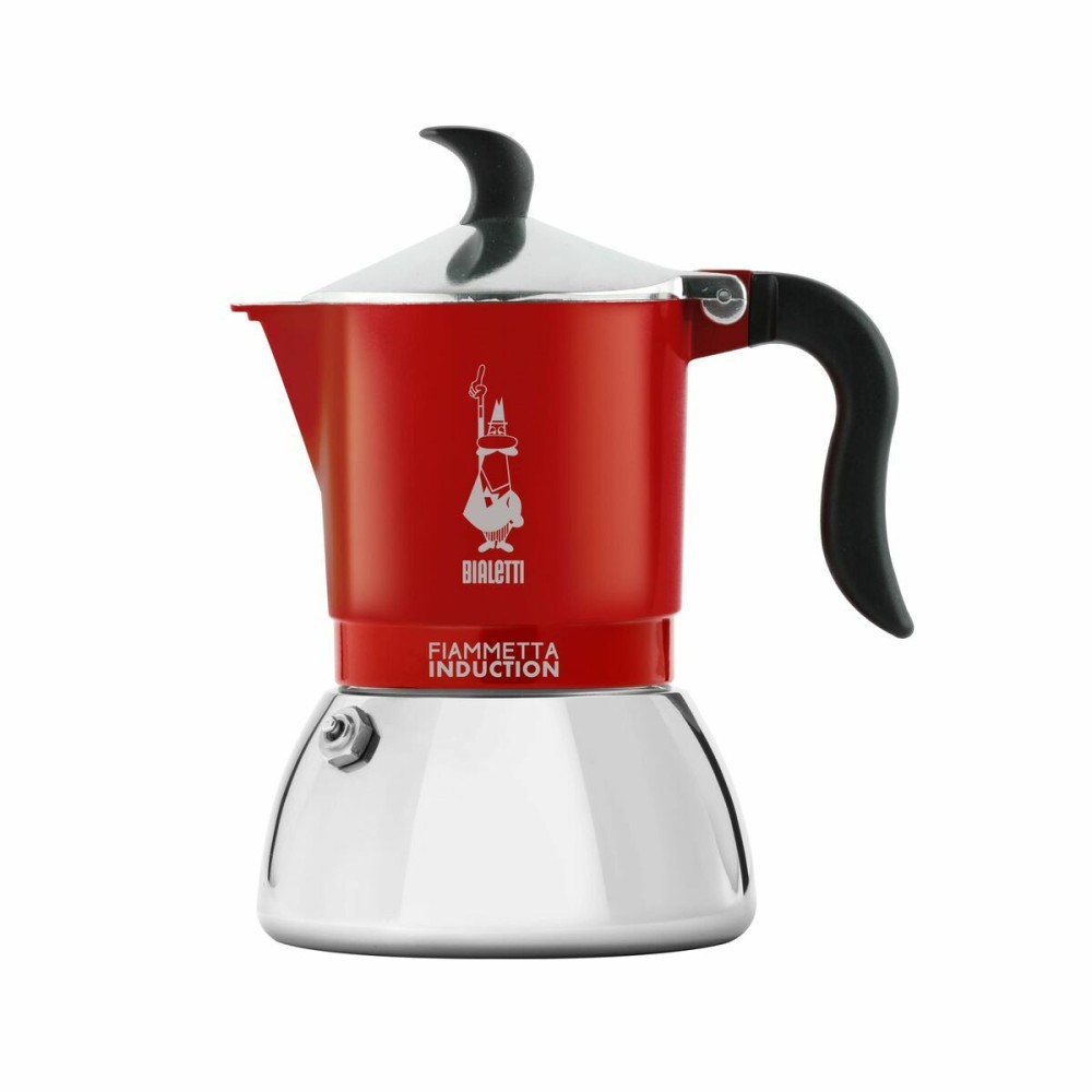 Cafetieră Italiană Bialetti FIAMMETTA INDUCTI Roșu Aluminiu 4 Hrníčky
