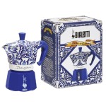 Cafetieră Italiană Bialetti D&G BLU MEDI 4T 150 ml Albastru Oțel inoxidabil 4 Hrníčky