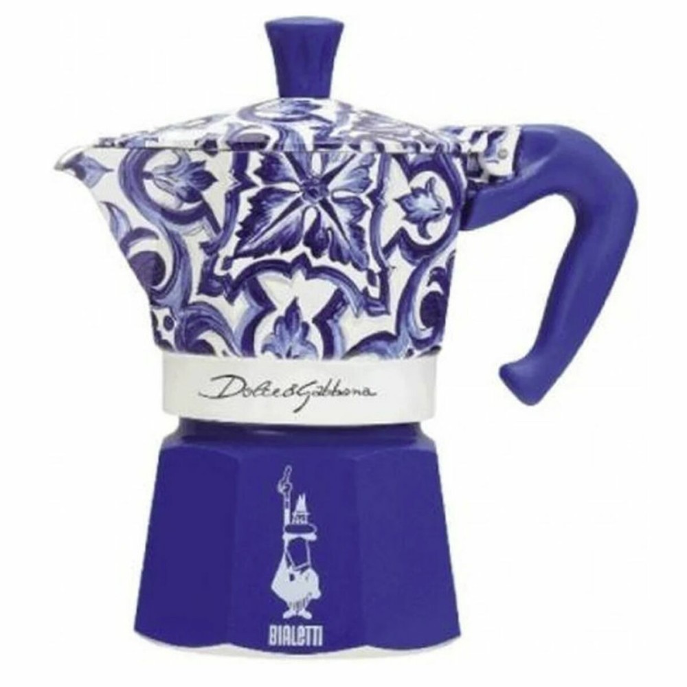 Cafetieră Italiană Bialetti MOKA D&G BLU MEDIT. 6T Albastru Aluminiu 6 Cești