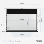 Ecran Electric de Perete iggual IGG319680 92"