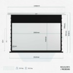 Ecran Electric de Perete iggual IGG319680 92"