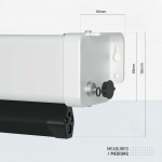 Ecran Electric de Perete iggual IGG319680 92"