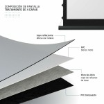 Ecran Electric de Perete iggual IGG319680 92"