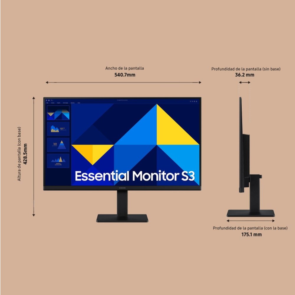 Monitor Samsung LS24D304GAUXEN Full HD 24"