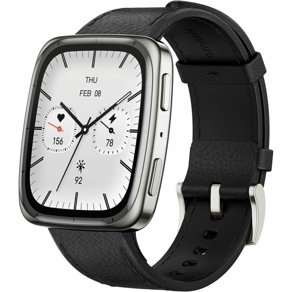 Smartwatch Amazfit ACTIVE 2 SQUARE Negru Oțel 1,75"