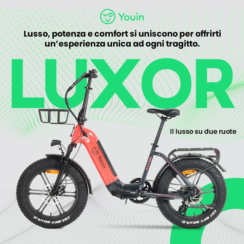 Bicicletă Electrică Youin BK1716 LUXOR II Coral 250 W