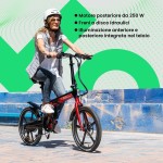 Bicicletă Electrică Youin BK1900 OSLO Roșu