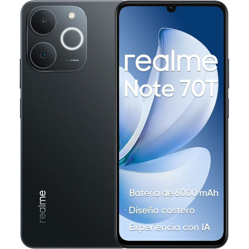 Smartphone Realme NOTE 70T 4 GB RAM 256 GB 6,74" Unisoc Negru