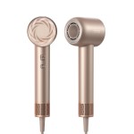 Dreame Uscător de Păr Glory Mix 1600W Ionic, 3 Duze Magnetice, Auriu