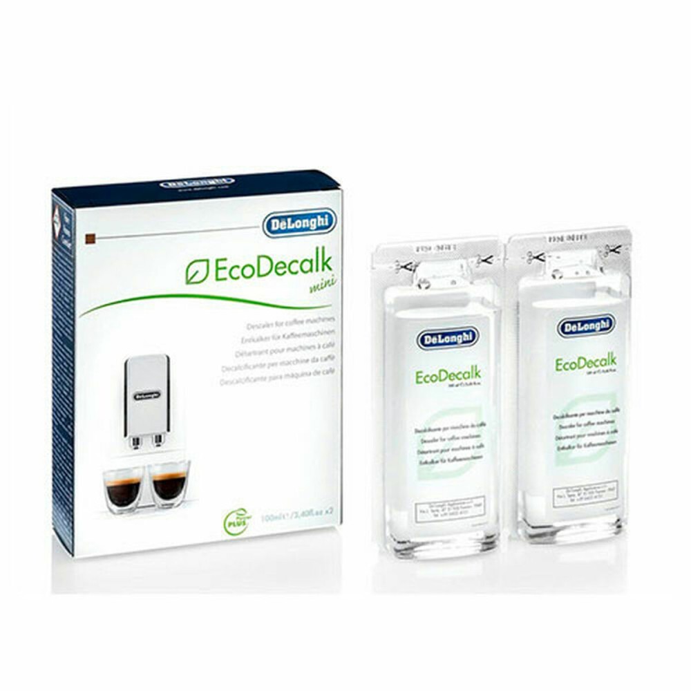 Decalcificator DeLonghi EcoDecalk 2x100ml 2 x 100 ml Aparat pentru Dedurizarea Apei pentru Cafetiere