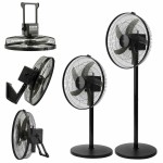 Ventilator cu Picior JATA JVVP3051 Negru 60 W