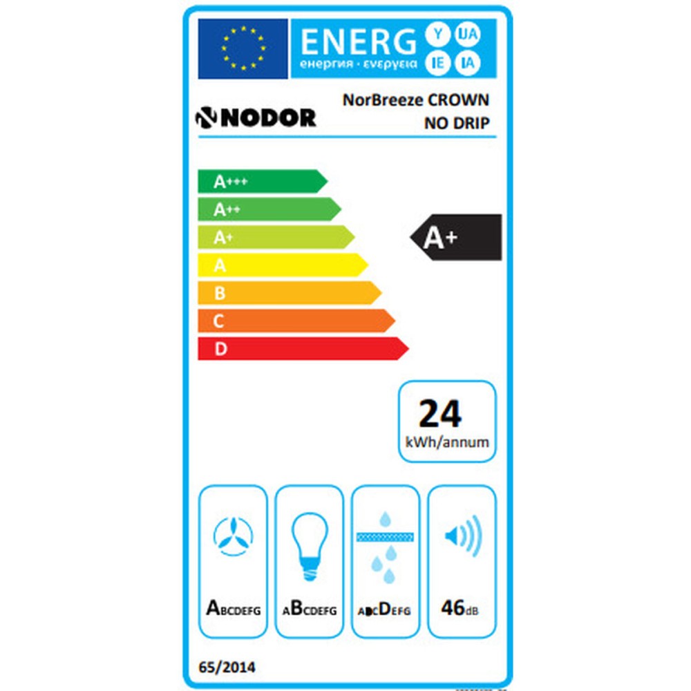Hotă Convențională Nodor CROWN60NO Oțel