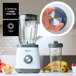 Mixer cu Pahar Taurus 912471000 Alb Negru 1500 W 1,5 L