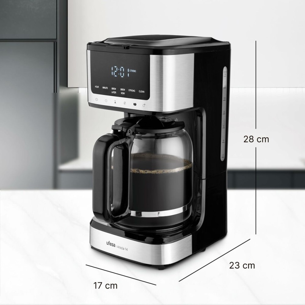 Cafetieră cu Filtru UFESA 71606101 Negru