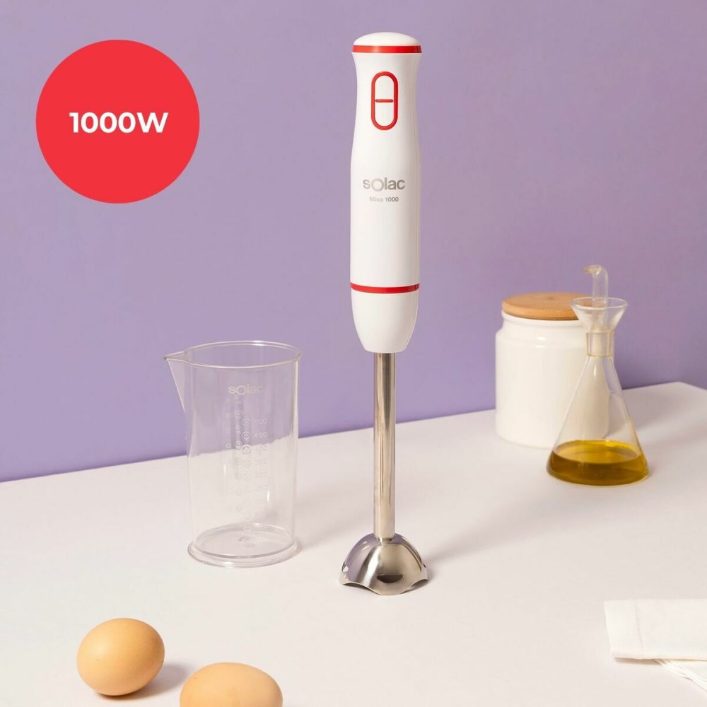 Mixer Manual Solac BA5625 Alb Roșu 1000 W