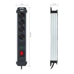 Placă de Circuit Prize 4 puncte de conectare cu întrerupător TM Electron TMUAD404