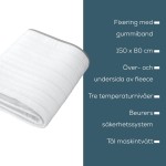 Pătura electrică Beurer TS17 150 x 80 cm Alb Gri 100 % poliester 65 W