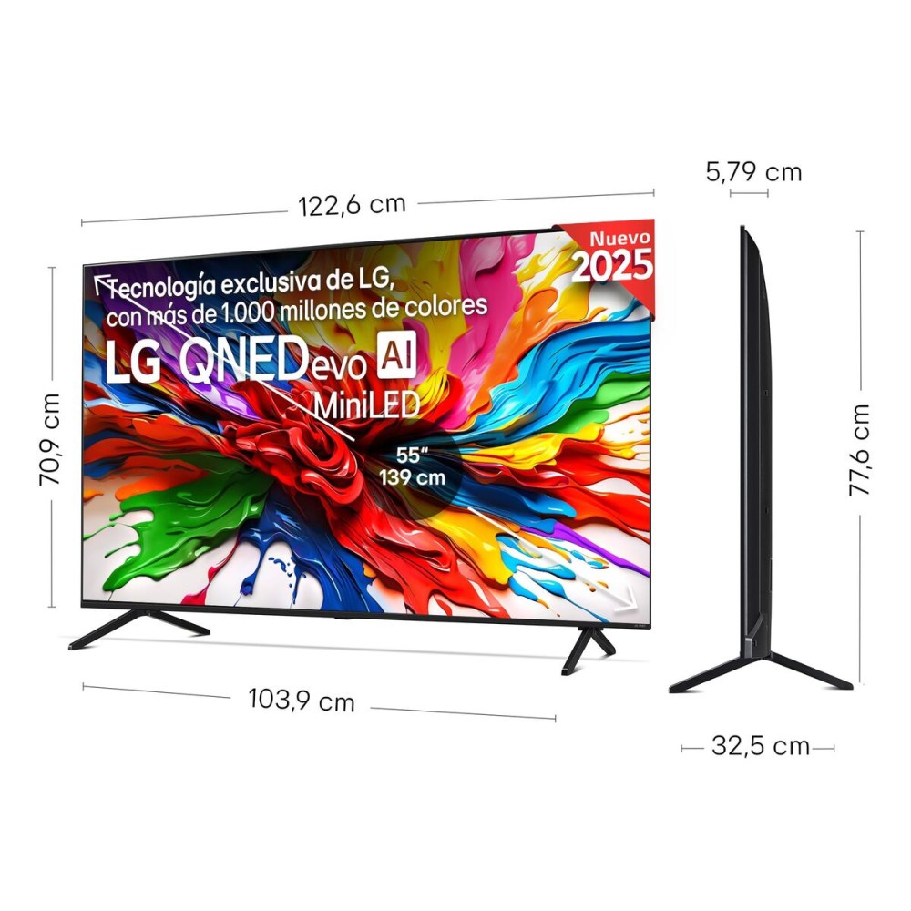 Smart TV LG 55QNED92A6A 4K Ultra HD 55" LED