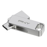 Memorie USB PNY PFDI64GDULINKTYCG Argintiu Oțel 64 GB