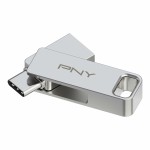 Memorie USB PNY PFDI64GDULINKTYCG Argintiu Oțel 64 GB
