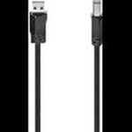 Cablu USB 2.0 A la USB B Hama 00200602 Negru