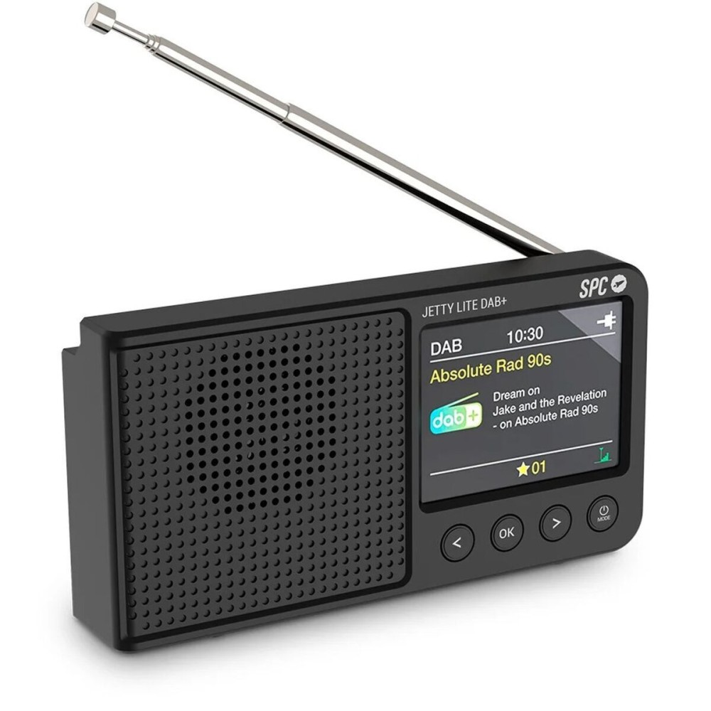 Radio Tranzistor SPC JETTY LITE DAB+ 4591N Negru Retro