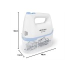 Mixer-Malaxor Orbegozo BA 3250 Alb 300 W 1 L