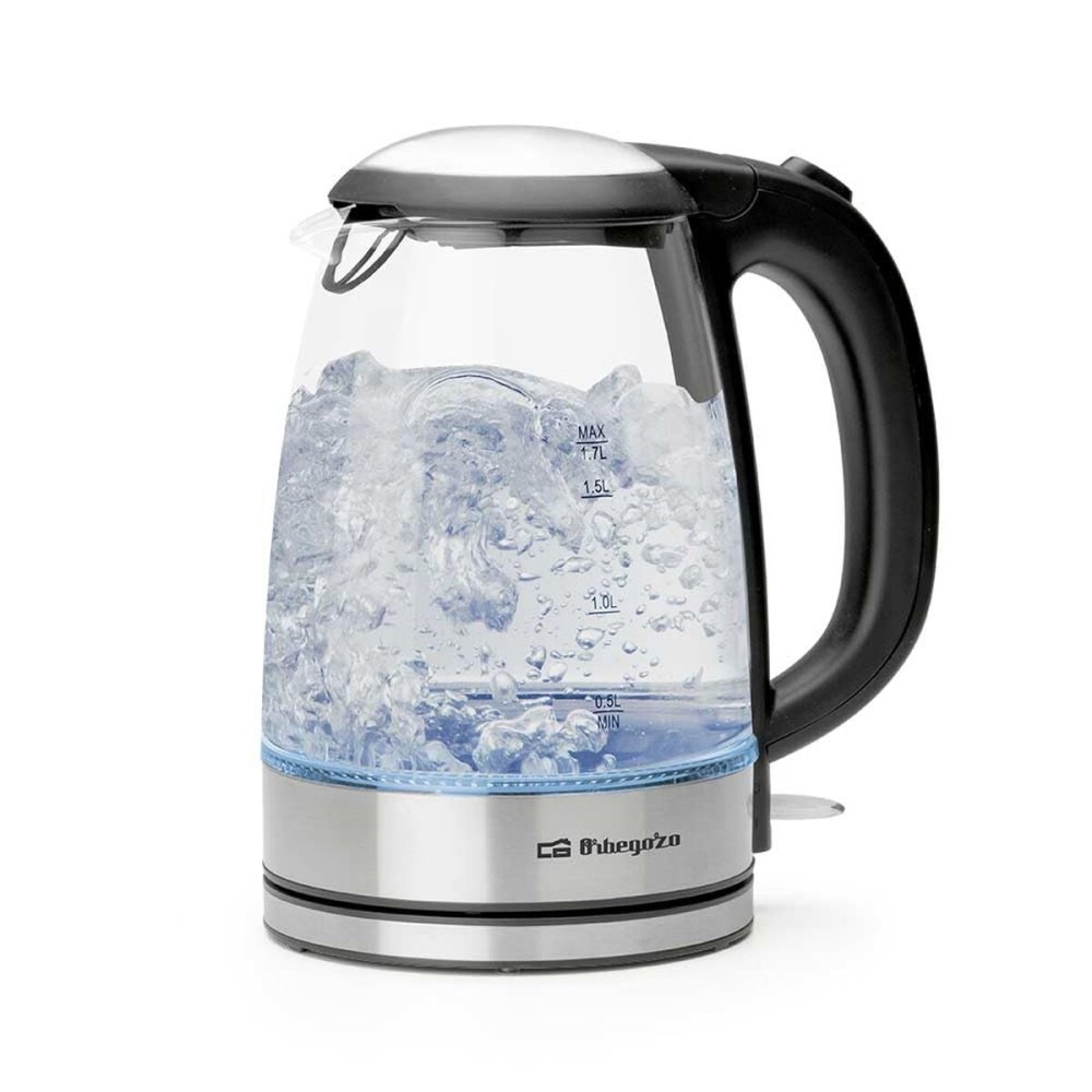 Fierbător Orbegozo KT6045 Negru Plastic 2200 W 1,7 L